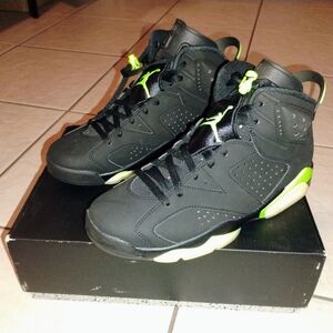 Black and Neon Green Sneakers